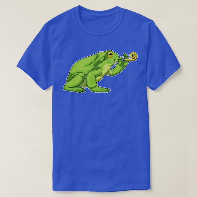 Camiseta Cuerno Fiesta de rana (Diseño del anverso)