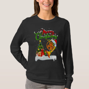 Camiseta Cuerno francés decoraciones de Navidad Cuerno fran