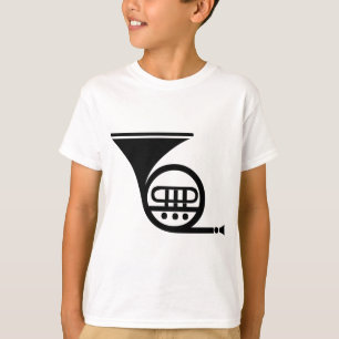 Camiseta Cuerno francés - Negro