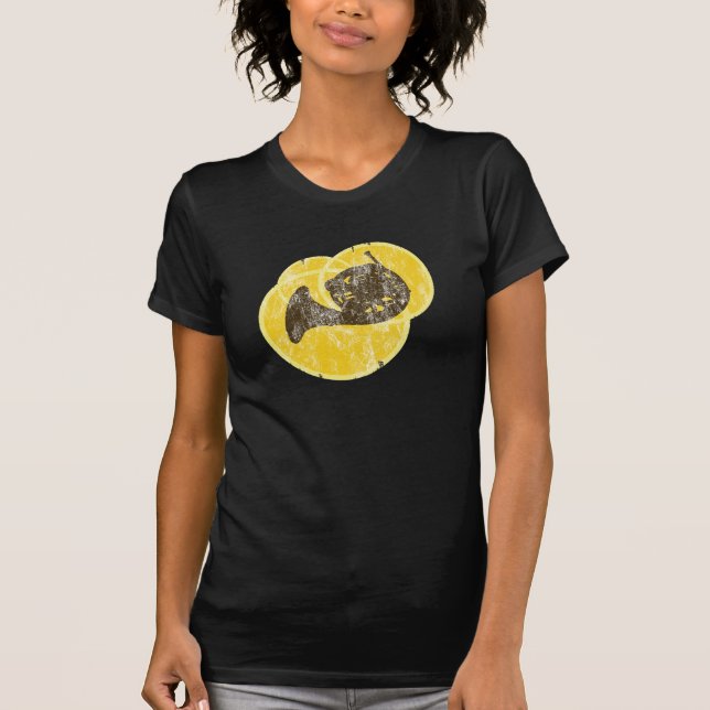 Camiseta Cuerno francés retro (Anverso)