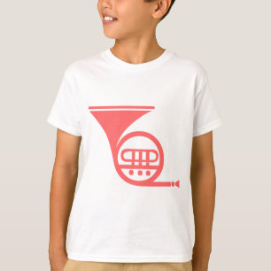 Camiseta Cuerno francés - Rosa tropical