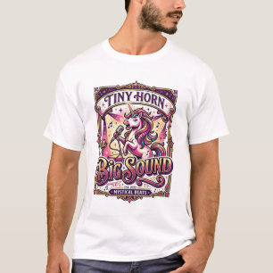 Camiseta Cuerno Pequeño Unicornio Sonido Grande Diseño de M
