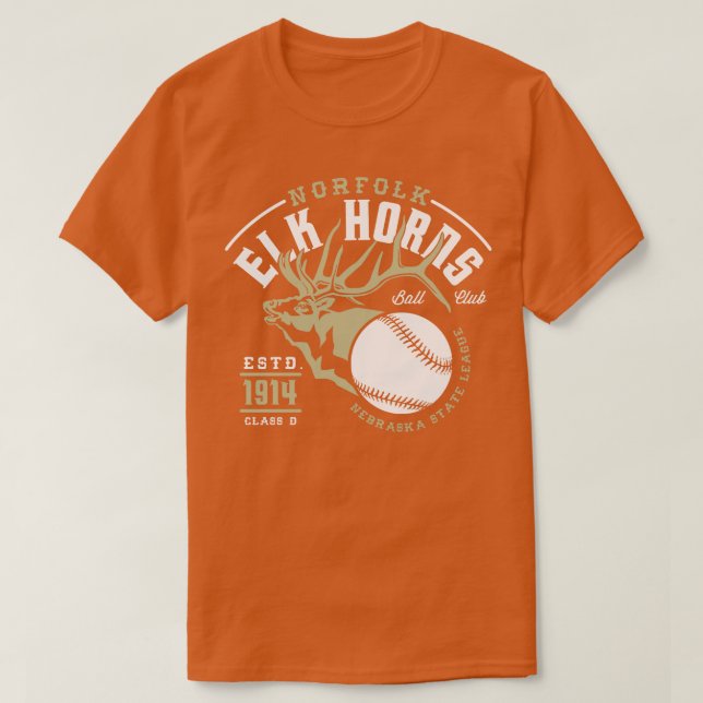 Camiseta Cuernos de elk norfolk (Diseño del anverso)
