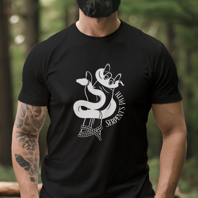 Camiseta Cuernos de serpientes y malvados dan paso a serpie (Snake & Devil Horns Hand Serpents Path Luciferian T-Shirt)