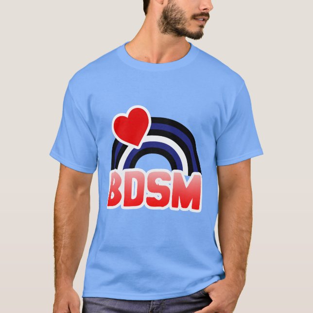 CAMISETA CUERO / BANDERA DE ARCOÍRIS (Anverso)