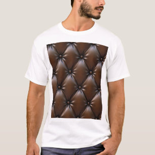Camiseta Cuero De Chocolate: Textura De Tejido De Lujo
