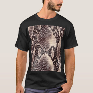 Camiseta Cuero de serpiente: textura marrón sin costura