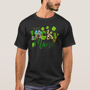 Camiseta Cuero de vaca Una Mama Afortunada Día de San Patri