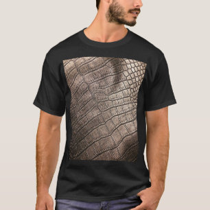 Camiseta Cuero elegante de primer plano: patrón texturado