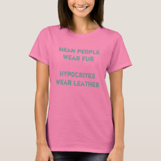 Camiseta cuero malo del desgaste de los furhypocrites del
