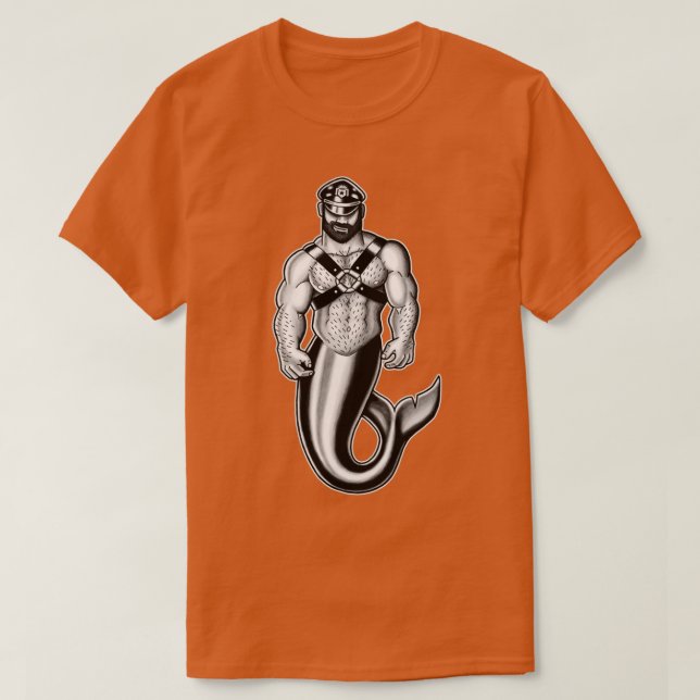 Camiseta Cuero Muscular Merman (Diseño del anverso)
