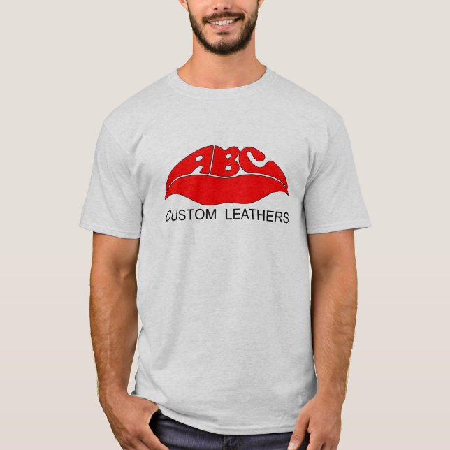 Camiseta Cueros del personalizado de ABC (Anverso)