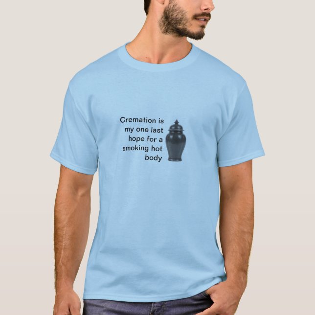 Camiseta Cuerpo caliente que fuma (Anverso)