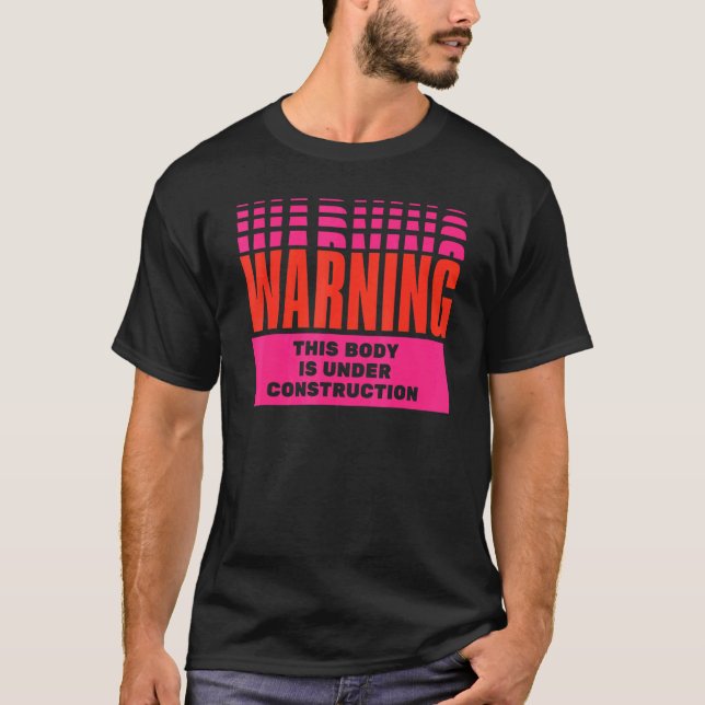 Camiseta Cuerpo De Aviso En Construcción (Anverso)