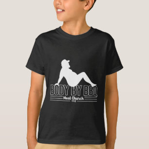 Camiseta Cuerpo De Bbq Carne De La Iglesia Byrbecue Daddy F