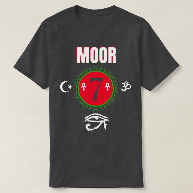 Camiseta Cuerpo De Dios Moro Moro Estadounidense De Melanin (Diseño del anverso)