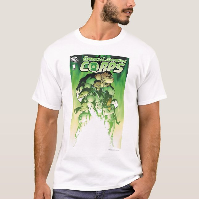 Camiseta Cuerpo de Linternas Verdes (Anverso)