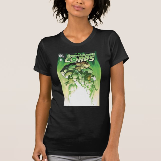 Camiseta Cuerpo de Linternas Verdes (Anverso)