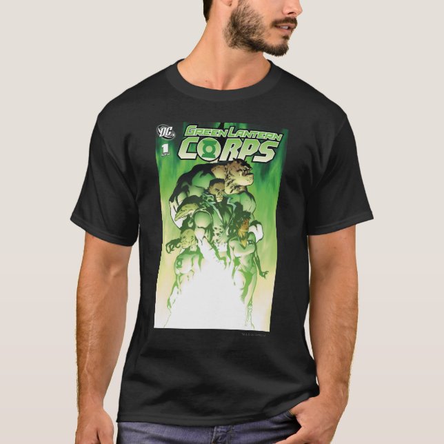 Camiseta Cuerpo de Linternas Verdes (Anverso)