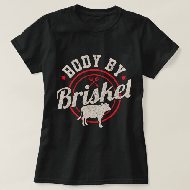 Camiseta Cuerpo de los hombres por Brisket Funny Steel Love (Diseño del anverso)