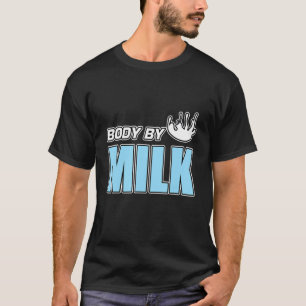 Camiseta Cuerpo De Los Hombres Por Leche Fresa Chocolate Sh