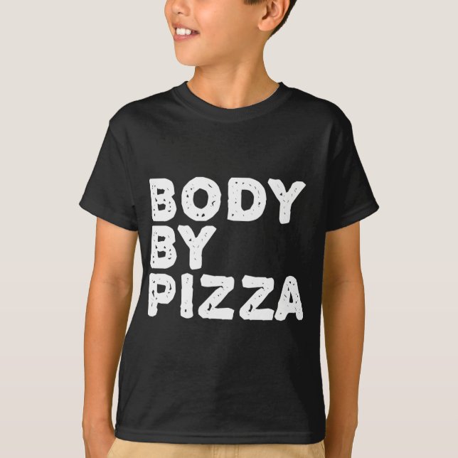Camiseta CUERPO DE PIZZA Beach WorkOut Gym Fit Funny Gift I (Anverso)