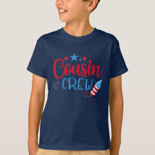 Camiseta Cuerpo de Primos 4 de julio de fuegos artificiales