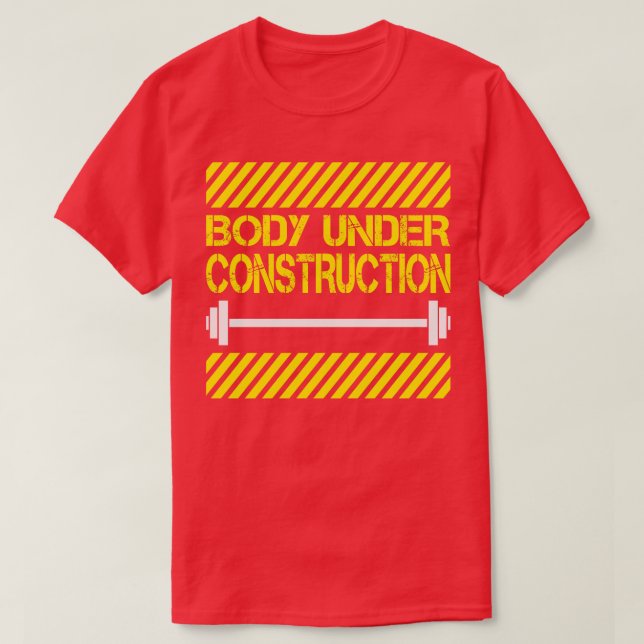 Camiseta Cuerpo en construcción (Diseño del anverso)
