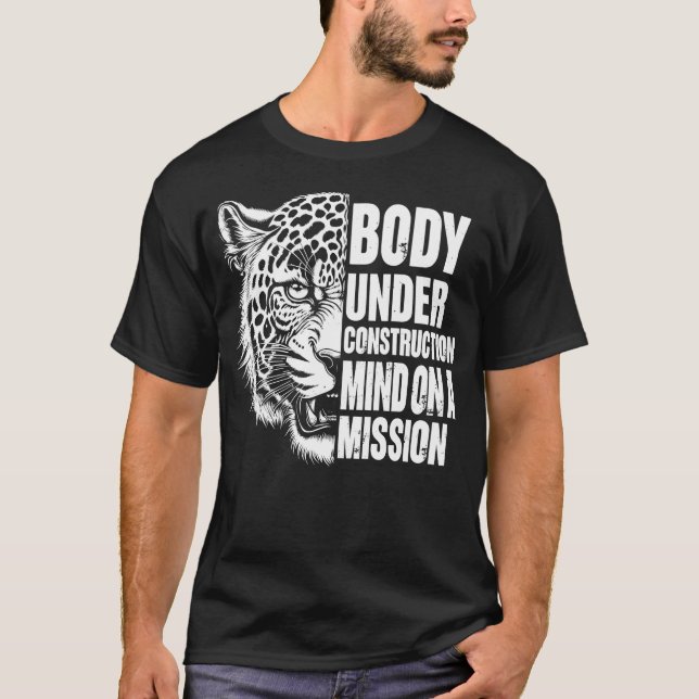 Camiseta cuerpo en construcción en misión (Anverso)