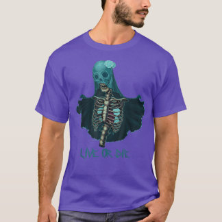 Camiseta Cuerpo esqueleto, Chica De Niños En Vivo O Morir H