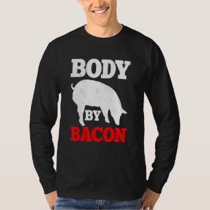 Camiseta Cuerpo Por Bacon Keto Dieta Ketosis Terapia Ketogé