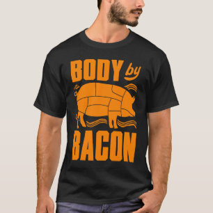 Camiseta Cuerpo Por Bacon Para Hombres Mujeres Guay Foodiag
