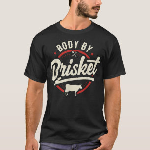 Camiseta Cuerpo por Brisket Backyard Cookout BBQ Grill