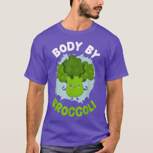 Camiseta Cuerpo Por Broccoli Vegetariano Vegetariano Vegan 