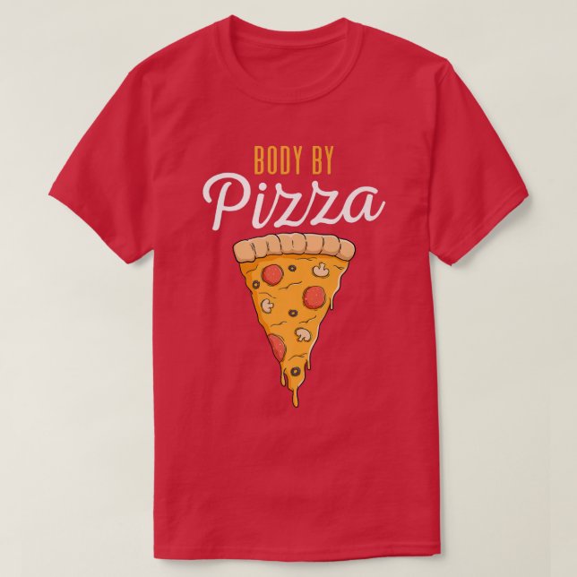 Camiseta Cuerpo Por Pizza Slice Premium T-Shirt (Diseño del anverso)