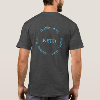 Camiseta Cuerpo sano, corazón sano, mente sana Keto