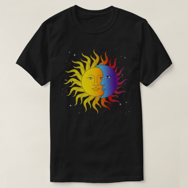Camiseta Cuerpos celestes Astrolog de la astronomía del sol (Diseño del anverso)