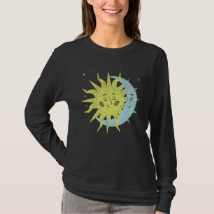 Camiseta Cuerpos celestes Galaxia Espacio exterior Sun Luna