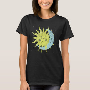 Camiseta Cuerpos celestes Galaxia Espacio exterior Sun Luna