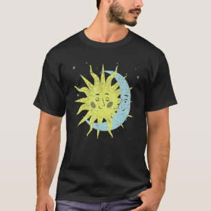 Camiseta Cuerpos celestes Galaxia Espacio exterior Sun Luna
