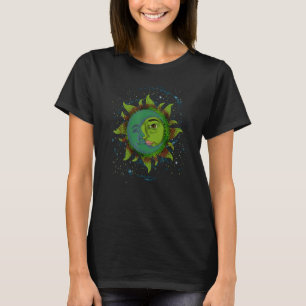 Camiseta Cuerpos Celestes Luna Sol Estética Boho Astrología