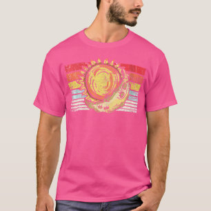 Camiseta Cuerpos Celestes Retro Galaxy Sun Moon Oute