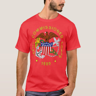 Camiseta Cuerpos comisionados por el USPHS con BackGrd