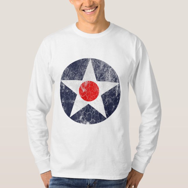 CAMISETA CUERPOS DE AIRE DEL EJÉRCITO ROUNDEL FUERZA AÉREA  (Anverso)