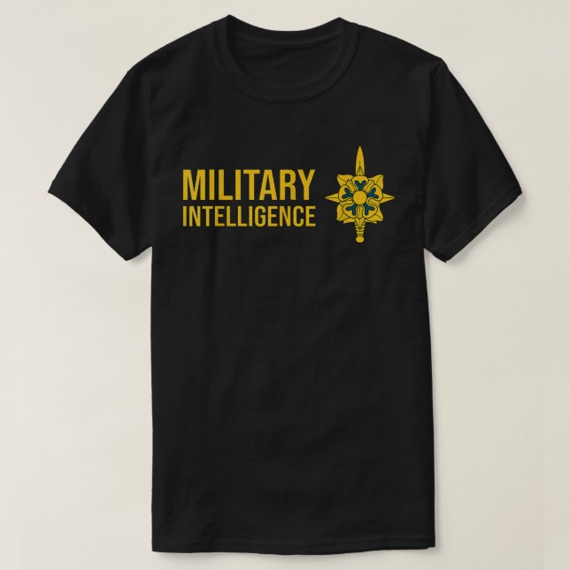 CAMISETA CUERPOS DE INTELIGENCIA MILITAR DEL EJÉRCITO EE.UU (Diseño del anverso)