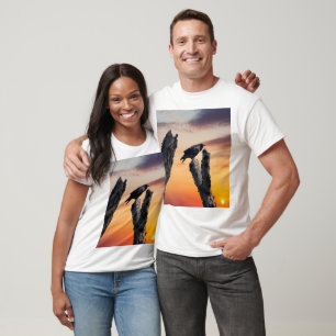 Camiseta Cuervo al amanecer