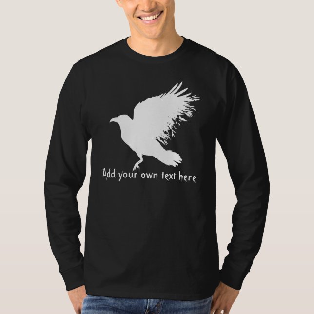 Camiseta Cuervo - blanco (Anverso)