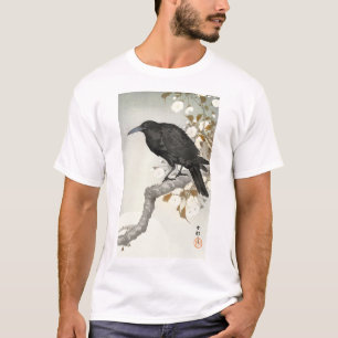 Camiseta Cuervo Cuervo Japonés Koson Pájaro