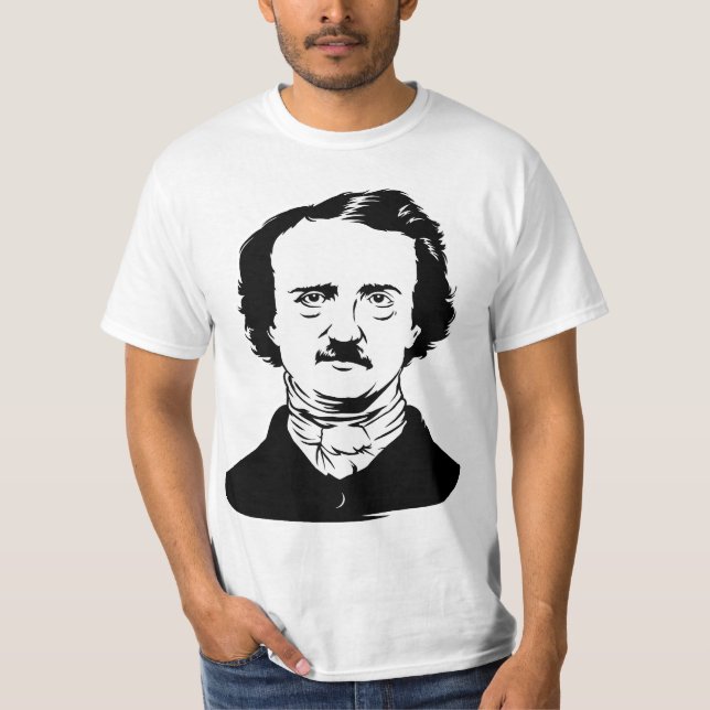 Camiseta Cuervo de Edgar Allen Poe (Anverso)