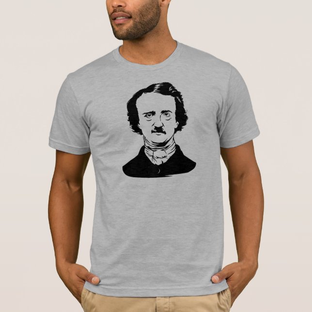 Camiseta Cuervo de Edgar Allen Poe (Anverso)